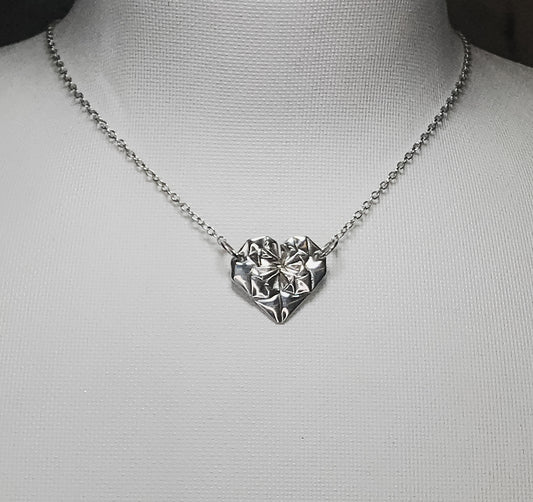 Kismet Classic Folded Sterling Silver "Emotional" Necklace - Small size